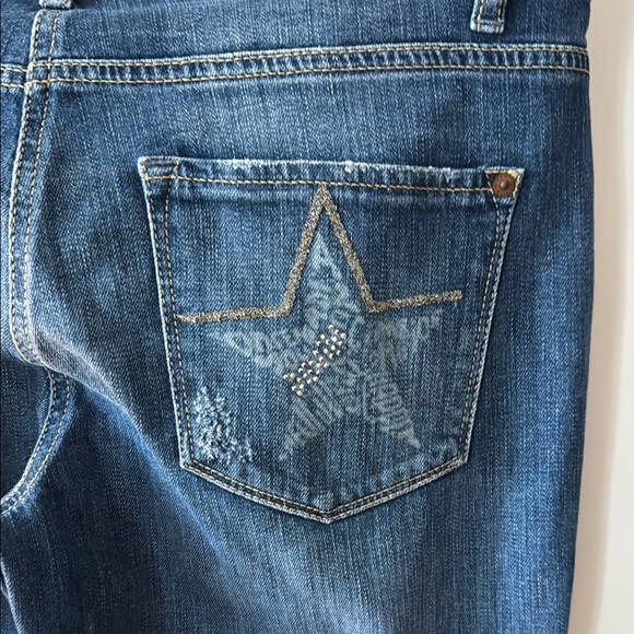 Cambio Blue Denim Jeans with embellished details - Picture 4 of 9